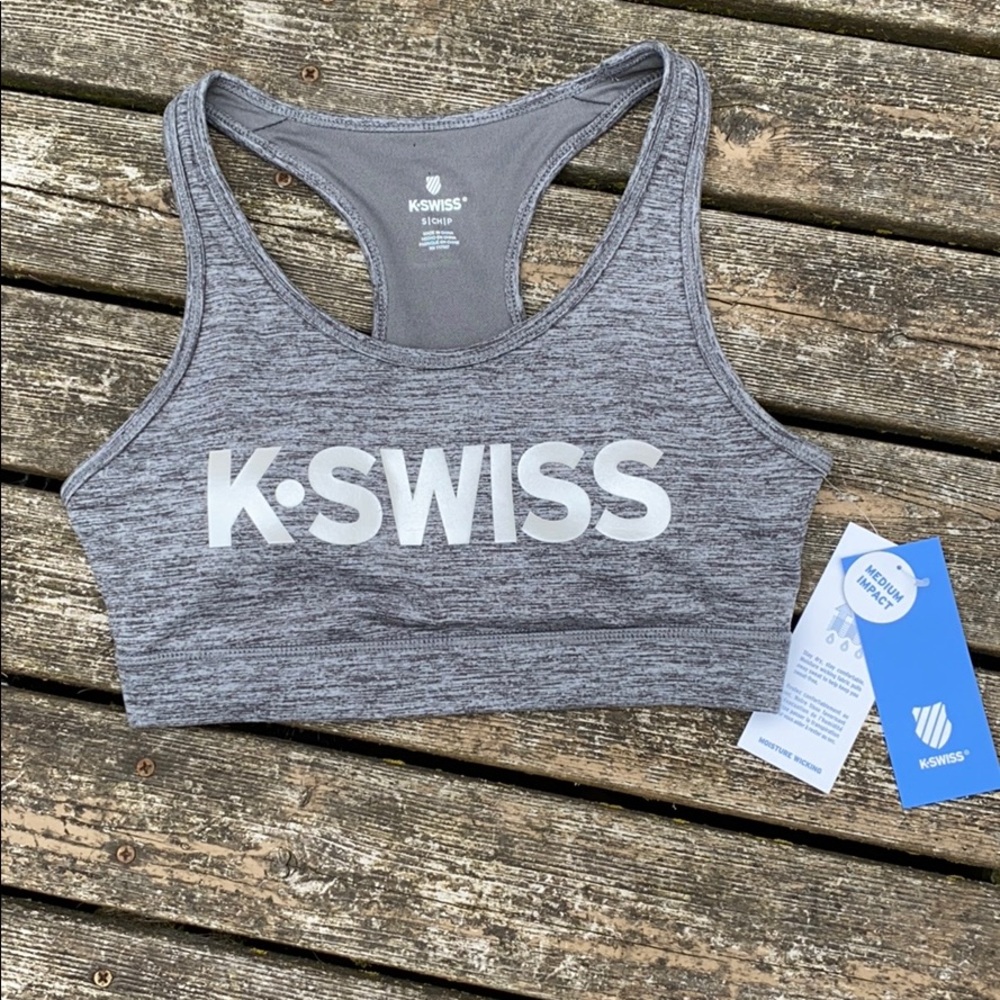 NWT K•SWISS SPORTS BRA